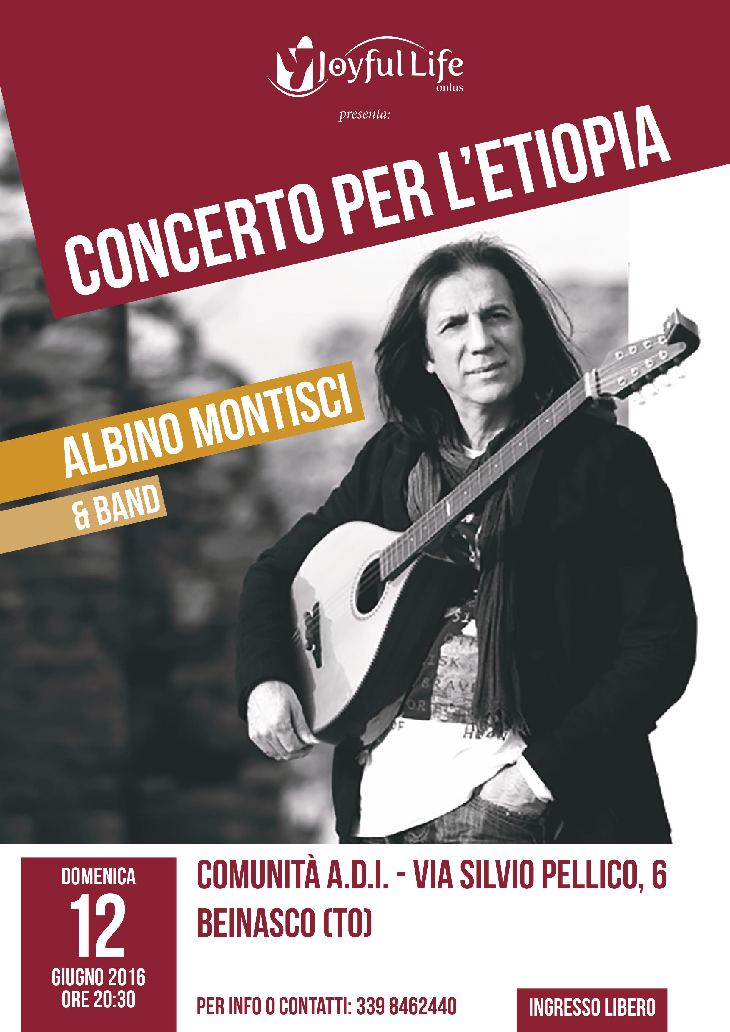 CONCERTO PER L’ETIOPIA A BEINASCO IL 12 GIUGNO 2016 – IN COLLABORAZIONE CON JOYFUL LIFE ONLUS