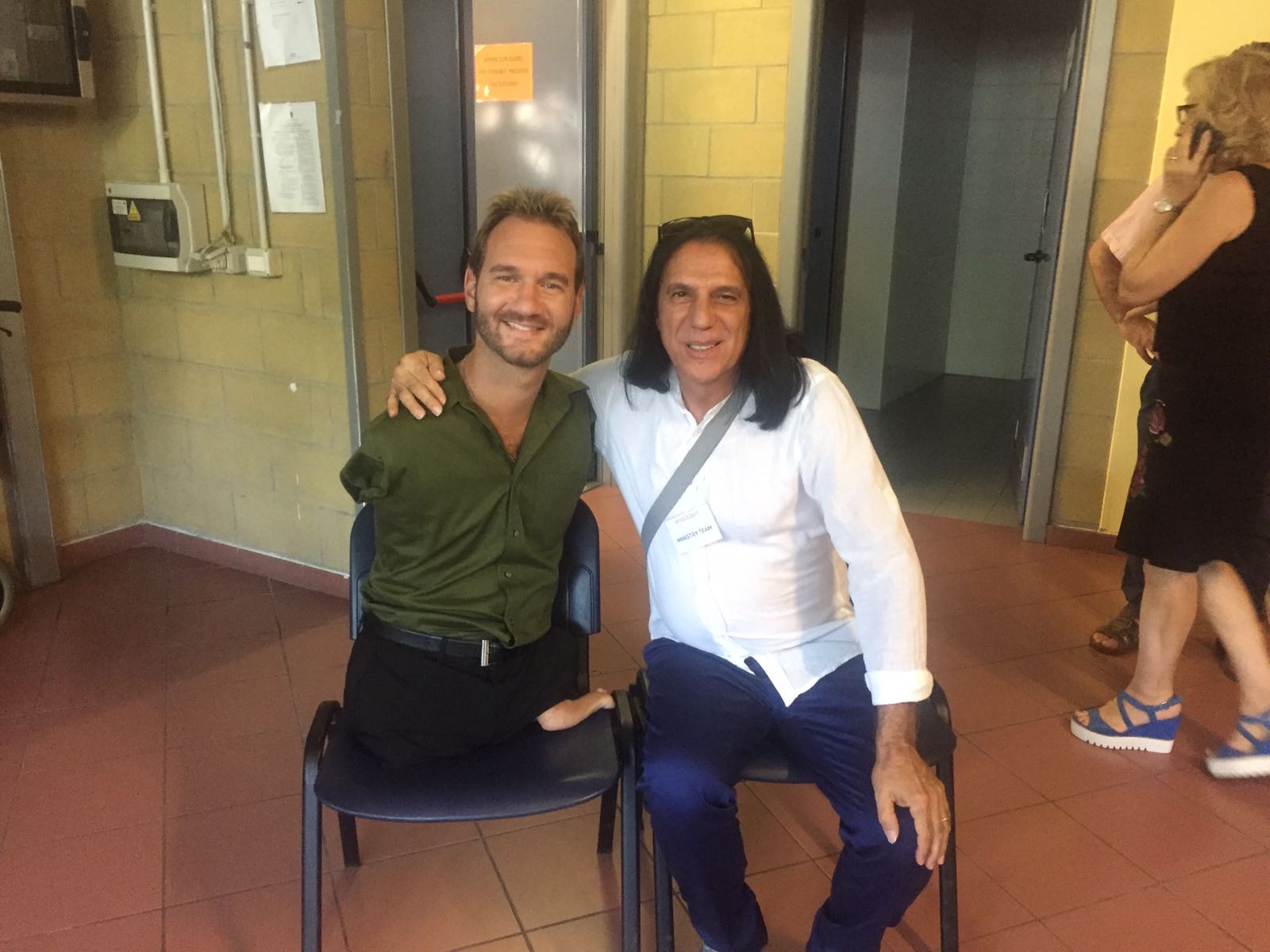 Insieme a Nick Vujicic