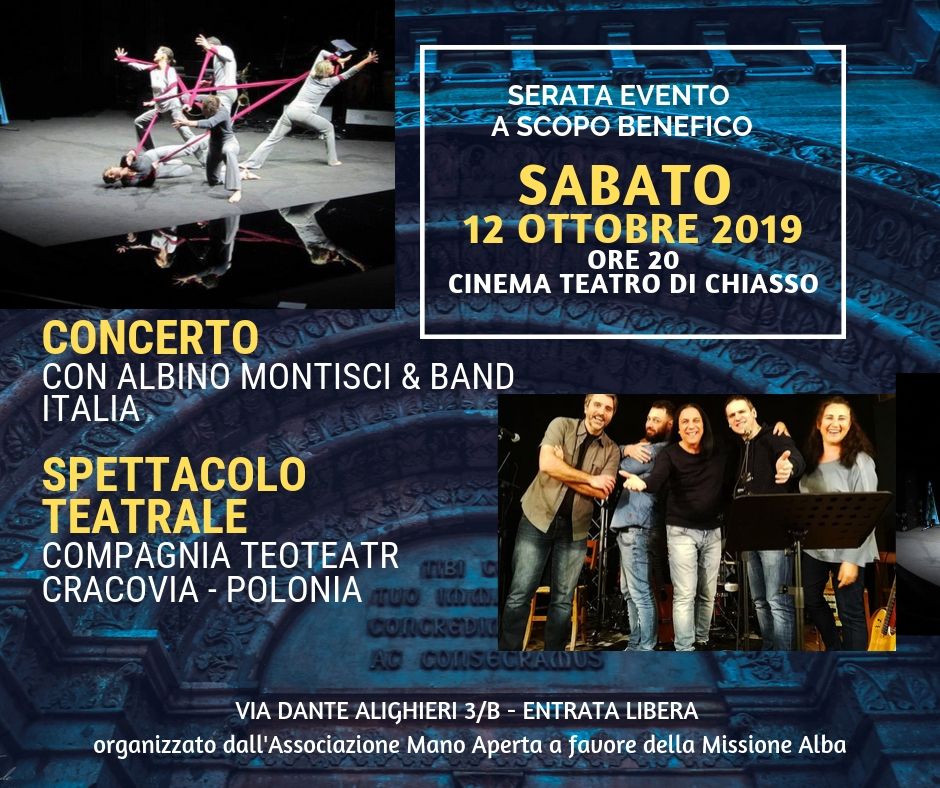 Serata evento a scopo benefico